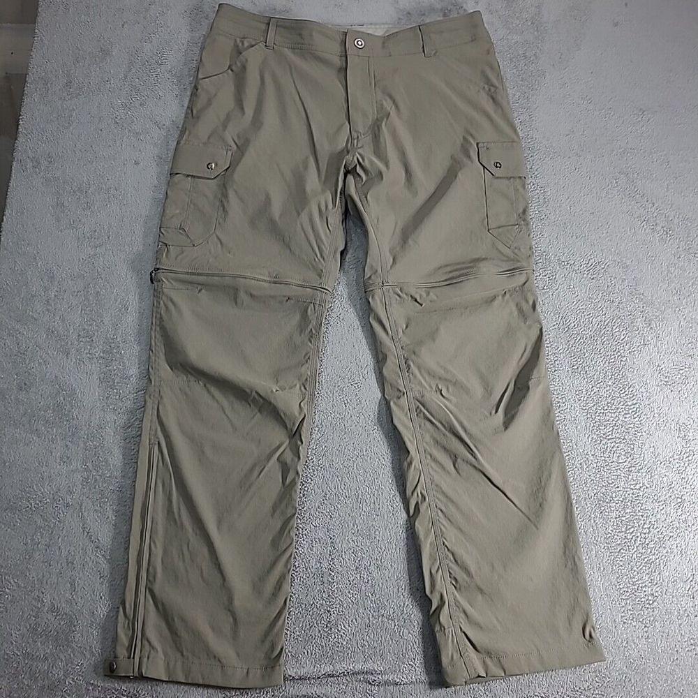 KUHL Renegade Convertible Stealth Zip Off Men's 38x32 Pants‎ Olive EUC - Picture 13 of 16